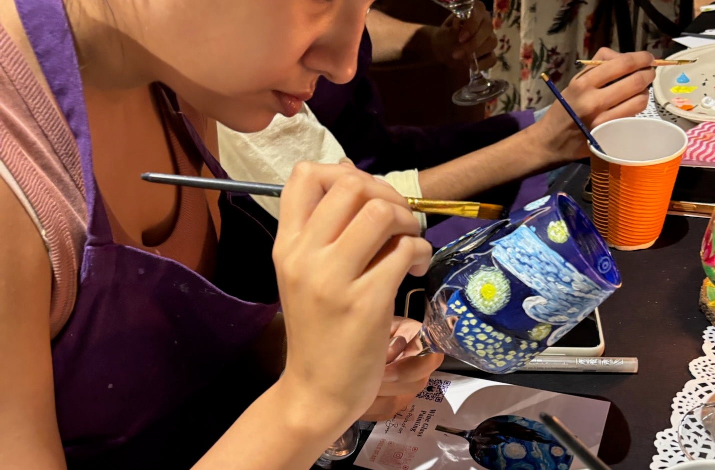Wine Glass Painting