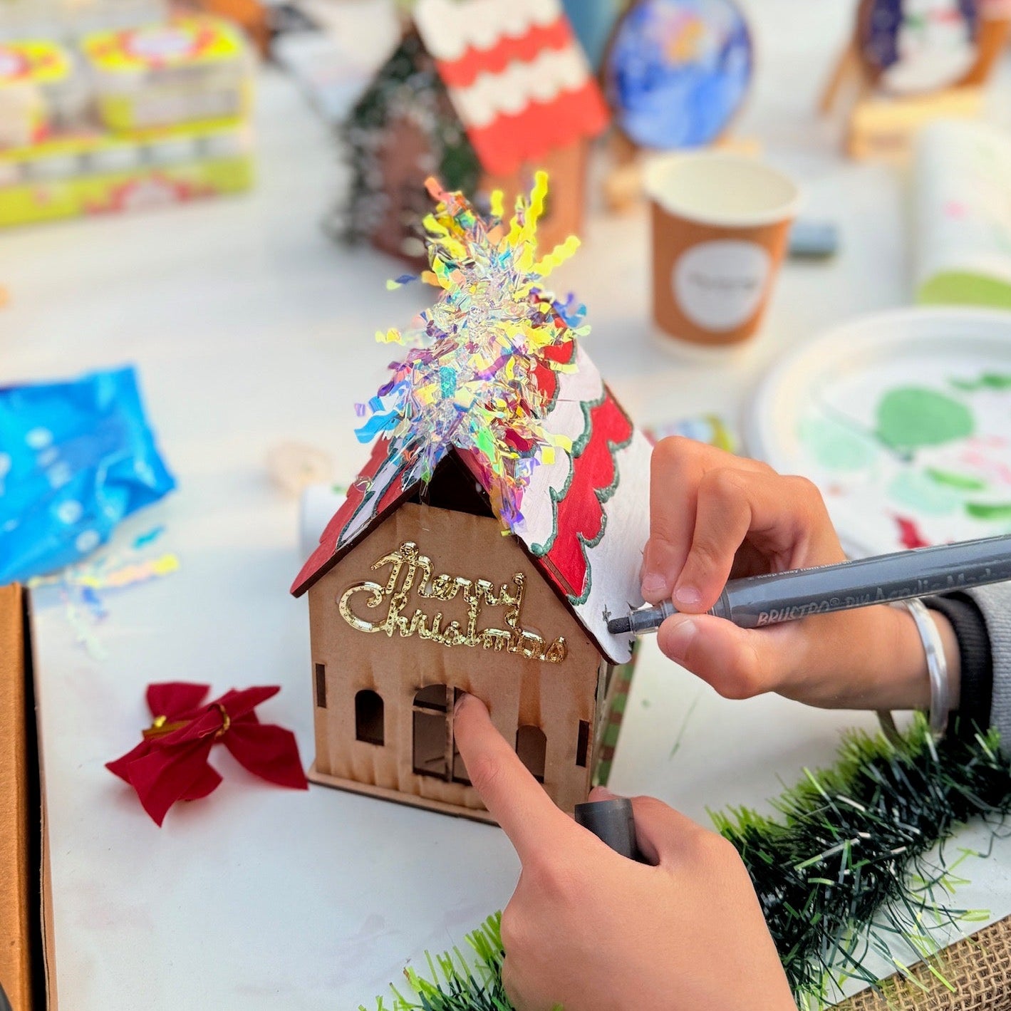 Gingerbread House Painting